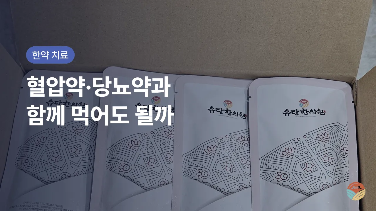 허리 통증 한약, 양약과 함께 먹어도 될까